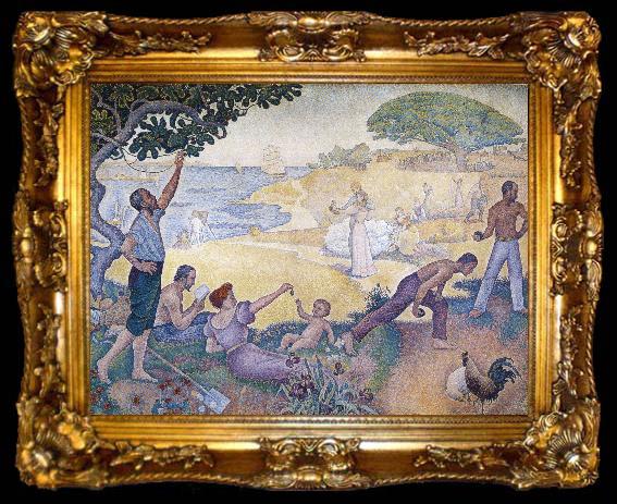 framed  Paul Signac in the time of harmony, ta009-2